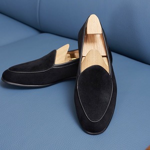 Mocasines de Punta Cuadrada para Hombre 2025 - Ligeros, Transpirables, Antideslizantes, con Cordones, Estilo Británico, para Oficina y Trabajo, Primavera/Verano - Product Image 4