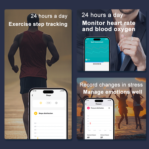 La première nouvelle bague intelligente <span class=keywords><strong>de</strong></span> surveillance <span class=keywords><strong>de</strong></span> la santé pour les couples, suivi des émotions, du stress et du <span class=keywords><strong>cycle</strong></span> <span class=keywords><strong>menstruel</strong></span>, anneaux en acier inoxydable 316L IP68 - Product Image 4