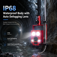 Caméra de surveillance des égouts portable avec zoom optique 25X, télémètre laser et vision nocturne pour l'inspection des égouts municipaux