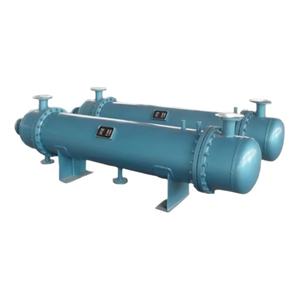 Inundado tipo Shell e Tubo trocador de calor Condensador De Água Do Mar Marinho Anti corrosão Refrigerado trocador de calor - Product Image 3