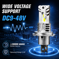 Phare LED tout-en-un SFIDA WM48 avec driver intégré, compatible Canbus, sans erreur EMC, super lumineux blanc 6000K