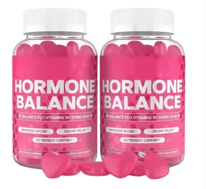 Гормональный баланс для женщин Flo & PMS облегчение жевательной резинки Dong Quai & клюквенный витаминный комплекс для снятия менструальных спазмов