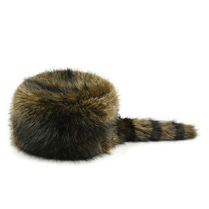 Chapeau en fausse fourrure style mode avec queue pour femme, en fausse fourrure de vison écologique russe, coupe-vent d'hiver, pour activités de plein air et pêche, broderie 3D - Product Image 5