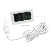 Thermomètre numérique électronique intégré LCD FY12 avec sonde et câble, hygromètre FY-12