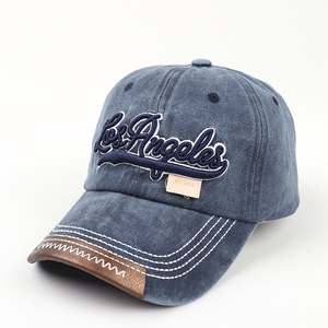 Gorra de Béisbol de Mezclilla Lavada Estilo Los Ángeles, Unisex, con Bordado de Algodón - Product Image 3