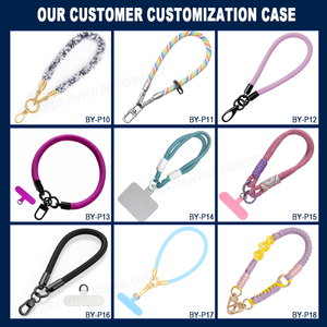 Vente en gros de porte-clés personnalisés tressés à la main, vente chaude, porte-clés tressé, porte-clés en corde colorée <span class=keywords><strong>pour</strong></span> cordon de téléphone - Product Image 6