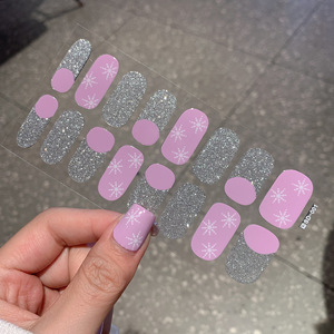 Autocollants pour ongles non toxiques, enveloppes <span class=keywords><strong>de</strong></span> vernis à ongles/bandes <span class=keywords><strong>de</strong></span> vernis à ongles/autocollants <span class=keywords><strong>de</strong></span> vernis à ongles 100% réels, <span class=keywords><strong>film</strong></span> <span class=keywords><strong>de</strong></span> nail art lumineux <span class=keywords><strong>de</strong></span> Noël, décalcomanies - Product Image 5