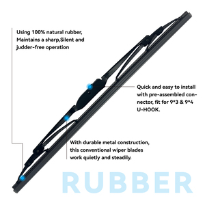 Cần gạt nước ô tô bán buôn, loại phổ thông, kim loại, chất lượng cao cấp Nhật Bản, lưỡi gạt nước kính chắn gió - Product Image 2