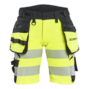 BLAKLADER - 702016483399C36 Women’s <b>Hi</b>-<b>Vis</b> <b>shorts</b> 4-way stretch <b>Hi</b>-<b>vis</b> yellow/Black - EAN 7330509928158 <b>HI</b>-<b>VIS</b> WORKWEAR - Product Image 1