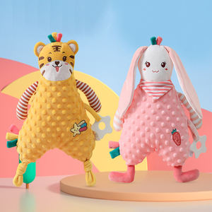Edredón Kawaii para bebé de 35CM, muñeco suave para <span class=keywords><strong>dormir</strong></span>, conejo, elefante, cerdo, Tigre, peluche, muñeco de peluche, juguete D072 - Product Image 2