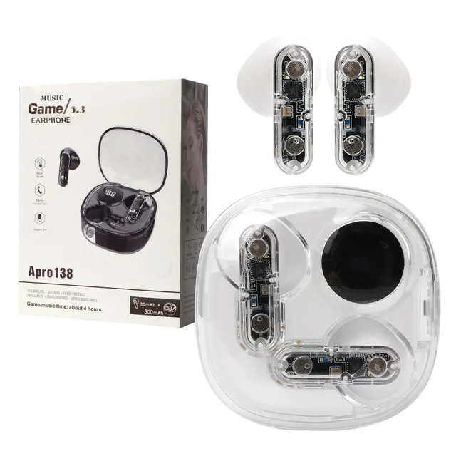 TWS Wireless for 5.3 In-Ear Gaming Headset with LED Indicator and JL Chipset-Stereo Mini Design Apro138