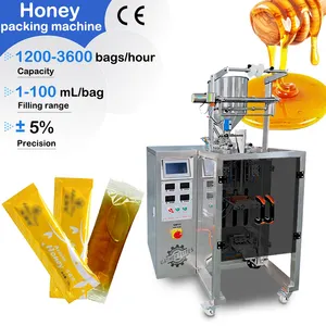 Nieuwe Trends Zak Sachet Honing Verpakkingsmachine Automatische Verpakkingsmachine Voor Honing Ketchup Jam Kokosolie