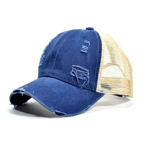 Fashion Embroidery Baseball Caps Men Women Snapback Hip Hop Hat Summer Breathable Mesh Sun Gorras Unisex