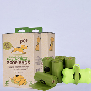 Özel Logo toprak dostu biyobozunur Pet Poo kılıf çanta çevre dostu Compostable Pe plastik Doggy köpek Poo Poop atık Poop çanta - Product Image 6