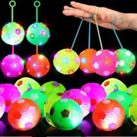 Party Dots Juguete 2024 Light Up Dog Chew Toy LED Flash Bouncing Massage Ball Fidget Autre Jouet Stress Sensoriel pour Adulte Enfants Jouet