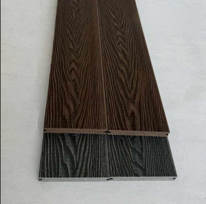 Tùy chỉnh giá Interlock ngoài trời 3D dập nổi hạt gỗ rỗng không có khoảng cách bảng <span class=keywords><strong>WPC</strong></span> Composite <span class=keywords><strong>decking</strong></span> - Product Image 2