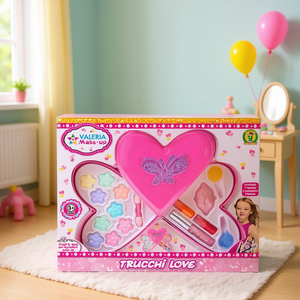 Valeria Make Up Trucchi Love Heart Case 28x22 Cm Ensemble de jouets de beauté pour enfants - Product Image 2