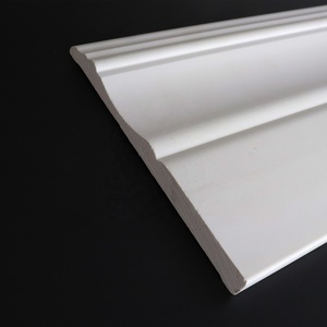 Khung Cửa Sổ Và Khung Cửa Sổ PVC Màu Trắng Bán Buôn Đồ Trang Trí Ốp Chân Tường Đa Năng Bằng U-DJ100 - Product Image 4