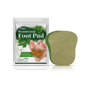 Patchs pour les pieds SOUTH MOON, naturels, biologiques, à base d'armoise et de gingembre, nettoyage en profondeur, détoxification - Product Image 1