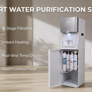 Nouveau système d'osmose inverse OEM pour eau potable chaude et froide, purificateur distributeur domestique sur pied, obtenez instantanément de l'eau chaude, froide et tiède - Product Image 1