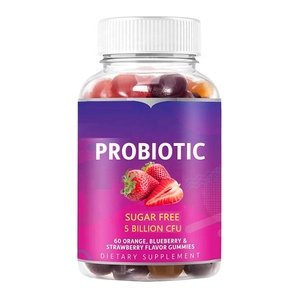 Gommes probiotiques pour femmes Livraison rapide Supplément vitaminique Marque privée Soutien Santé digestive Gommes probiotiques sans sucre - Product Image 1