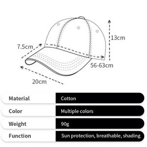 Gorra de Béisbol Bordada Personalizada 2026, Gorra de Ala Ancha para Protección Solar - Product Image 2