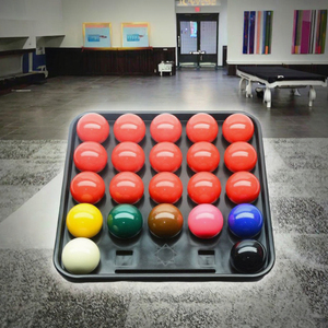 Plateau de billard en plastique noir à vente chaude, modèle QP-2, pour 22 billes de 52,5 mm - Product Image 2