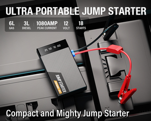 Mini xe nhảy khởi động ngân hàng điện 12V siêu di động sạc khẩn cấp cho xe ô tô nhỏ gọn xe máy thuyền an toàn chống tia lửa - Product Image 4