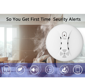 Détecteur <span class=keywords><strong>de</strong></span> fumée et d'incendie intelligent Tuya WiFi, capteur <span class=keywords><strong>de</strong></span> flamme photoélectrique, alarme 80 dB, application mobile - Product Image 6