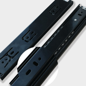 Quincaillerie d'ameublement Glissière à trois sections Bureau Cuisine Hôtel Armoire silencieuse Glissière à <span class=keywords><strong>tiroir</strong></span> <span class=keywords><strong>Colonne</strong></span> en acier massif - Product Image 5