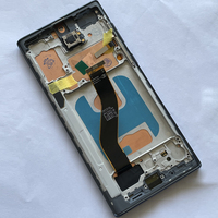Écran OLED tactile de remplacement pour Samsung Galaxy Note 10 Plus Lite 5G avec numériseur et châssis, pièces de réparation testées