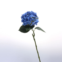 Bunga hydrangea Perancis kualitas tinggi bunga buatan hydrangea sentuhan nyata untuk dekorasi rumah