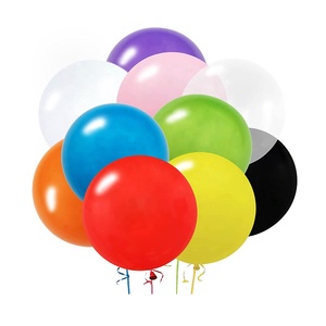 Perfectamente hermoso, colorido, perfecto, fiesta de cumpleaños, rosa, naranja, rojo, plateado, redondo, más grande, 36 pulgadas, globos gigantes de 36 pulgadas - Product Image 2