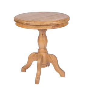 Phong cách nước pháp nhỏ Gỗ Sồi bên bàn phòng khách tối giản gỗ rắn tròn bàn nhỏ - Product Image 4