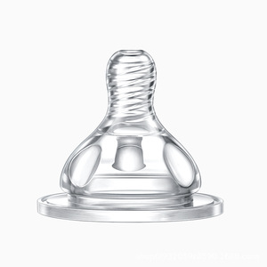 Baode Wide Mouth Silicone Nipple Sml Quick Flow 0-12 Months Feeding Milk Mouth - Product Image 2