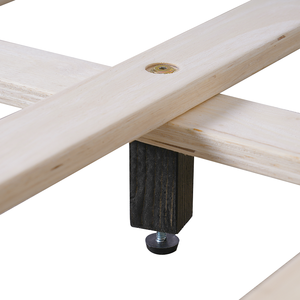 Cadre de lit moderne réglable Queen Size rembourré en tissu bouclé avec pieds en acier, blanc, luxueux et idéal pour appartement - Product Image 2