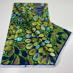 Perizoma originale duth 100% di cotone Super Glitter cera Grand Super oro cera africana tessuto olandese cera per abbigliamento - Product Image 3