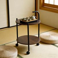 Table basse, chariot de service mobile, table d'appoint pour salon, table d'appoint domestique, étagère de rangement pour balcon, table de chevet simple