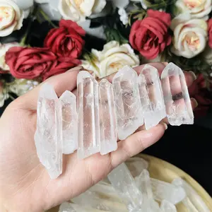 wholesale crystal points healing single point rough clear quartz point for sale