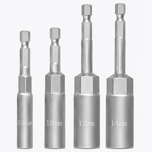 Embouts de vissage hexagonaux profonds en acier, longs embouts de tournevis H5.5-H18 pour outils pneumatiques 80-100L 80-100L - Product Image 2