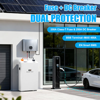 Batería vertical Lifepo4 de 51.2V 280 314Ah, 15-16KWh, de fosfato de hierro y litio, en stock en la UE, para sistemas de energía solar domésticos.