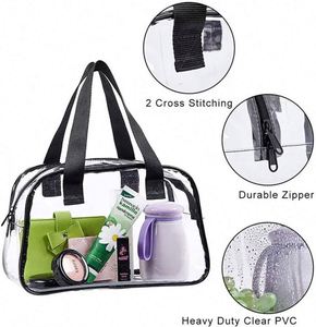 BSCI Factory Transparent Tote <b>Bag</b> Travel <b>Gym</b> Working <b>Mini</b> Clear Purse Stadium Tote <b>Bag</b> PVC Tote <b>Bag</b> - Product Image 2