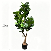 Ficus artificiel réaliste, plante artificielle en forme de figuier pour la décoration du salon ou de l'hôtel