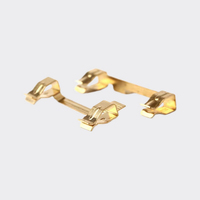 Composants de commutation fabriqués de qualité supérieure, contacts électriques en laiton pour tôles, placage nickel/or 0,1-0,8 mm