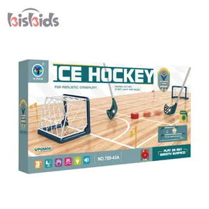 Indoor Outdoor Spiele Sportspiel Spielzeug spielen Fußball Tor Set einziehbare Fledermaus Eishockey Spielzeug