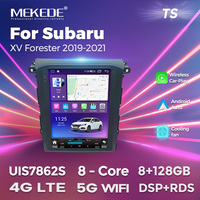 شاشة سيارة MEKEDE مقاس 9.7 بوصة مع نظام Car-play وAndroid Auto وكاميرا بانورامية 360 درجة ونظام تحديد المواقع وبلوتوث وراديو FM/AM لسيارات سوبارو XV فورستر 2019-2021
