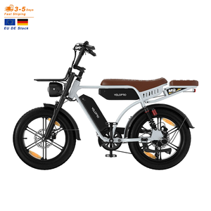 Vélo de montagne électrique tout-terrain 20 pouces avec batterie 48V 35Ah pour adultes, Fatbike 250W, suspension intégrale, vélo électrique rétro, entrepôt UE - Product Image 1
