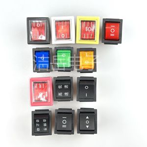 Kcd4 Rocker <b>Switch</b> 16a 28x22mm 4pin 6pin On Off 12v 24v 220v Red Yellow Blue Green Black Flame Retardant Ip21 - Product Image 4