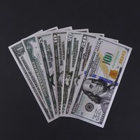 Billets de banque en plastique effet feuille d'argent de 100 dollars américains, nouveau design, excellente qualité Anhui - Fournitures tendance pour mariages, Noël et fêtes d'anniversaire
