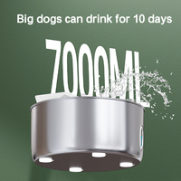 Fontaine à eau pour chat avec surveillance par application, eau propre/d'eau usée séparées, sans fil, intelligente, utilisable en intérieur/extérieur toute l'année, couleur personnalisable